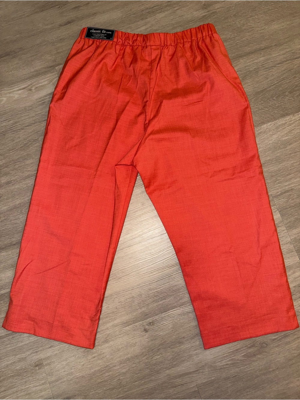 Alfred Dunner Bright peach Capris with Elastic Waist - Picture 2 of 5